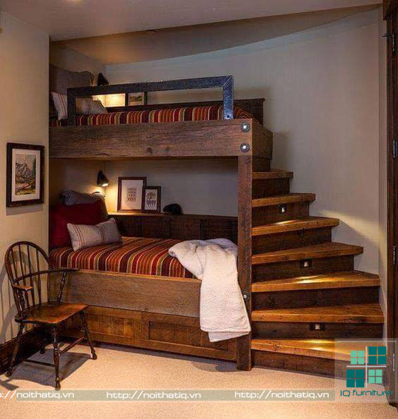 Những mẫu giường tầng theo phong cách cổ điển đẹp
