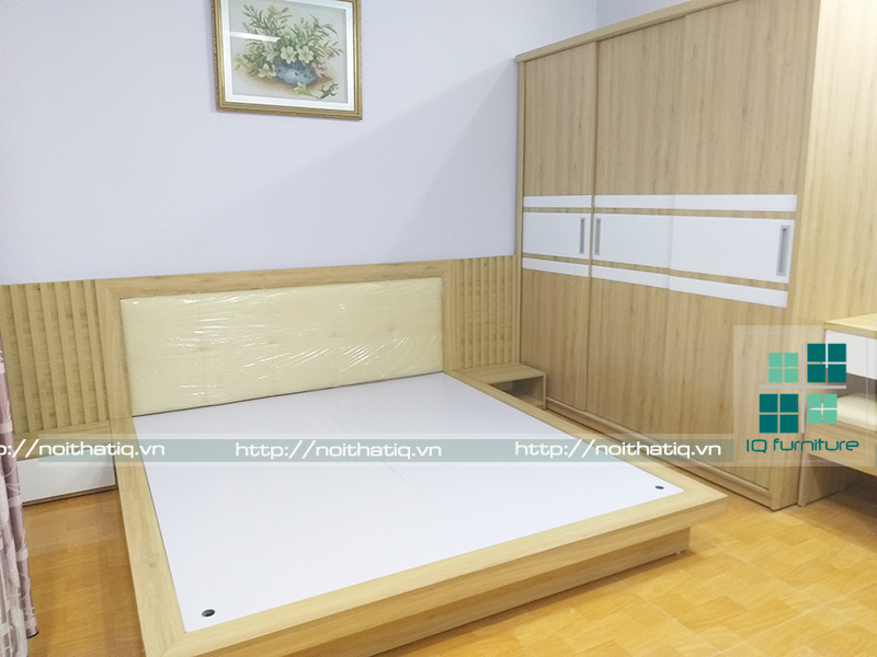 Thiết kế nội thất phòng ngủ cực đẹp chưa đến 25tr tại Văn Cao 