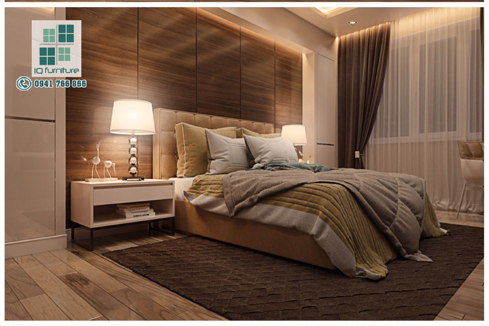 Hãy để thiết kế nội thất phòng ngủ của chúng tôi tại Hải Phòng năm 2024 giúp bạn biến giấc mơ của một phòng ngủ đẹp và tiện nghi thành hiện thực. Từ bố cục đến lựa chọn các trang trí đến thiết kế nội thất, chúng tôi sẽ giúp bạn tạo ra một môi trường sống tốt cho bạn và gia đình của bạn.