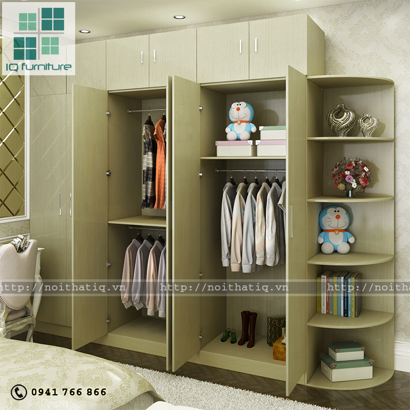 Sản Xuất Tủ Quần Ao Ba Buồng Hai Buồng Gia Rẻ Tại Hải Phong
